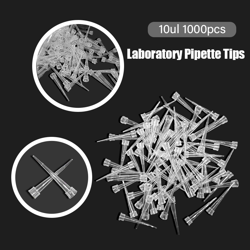 Lab Pipette Tip - 1000 قطعة 10ul المتاح أنبوب مدرج
