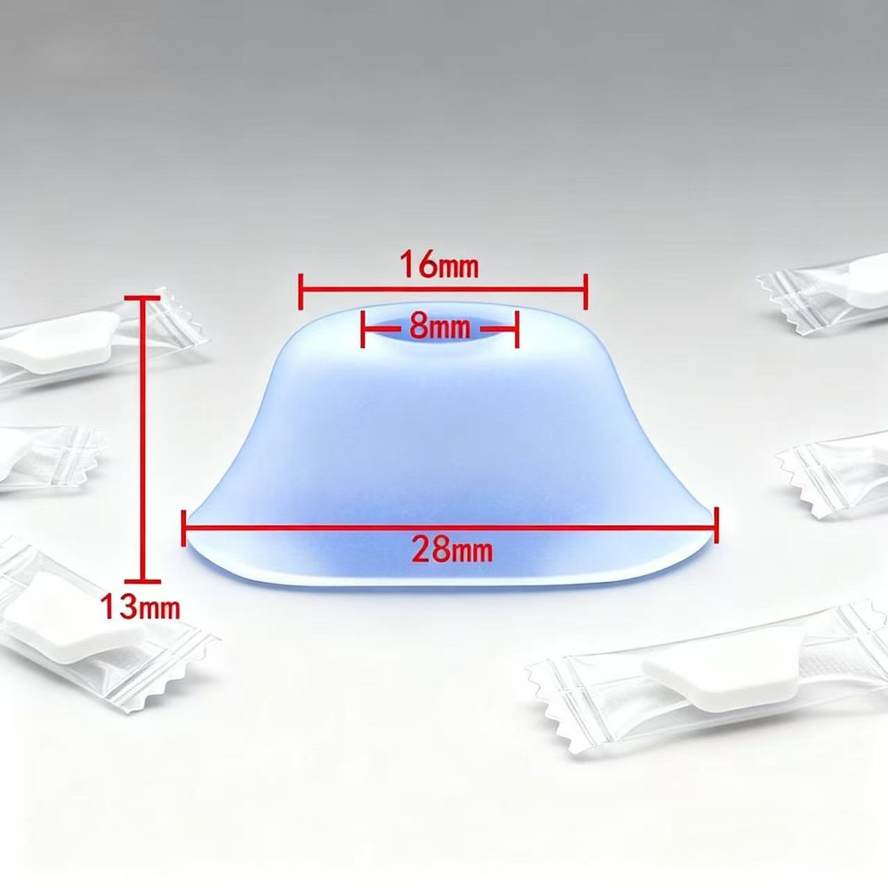 Lab Pipette Tip - لوازم المنزل المتاح سيليكون كم صالح