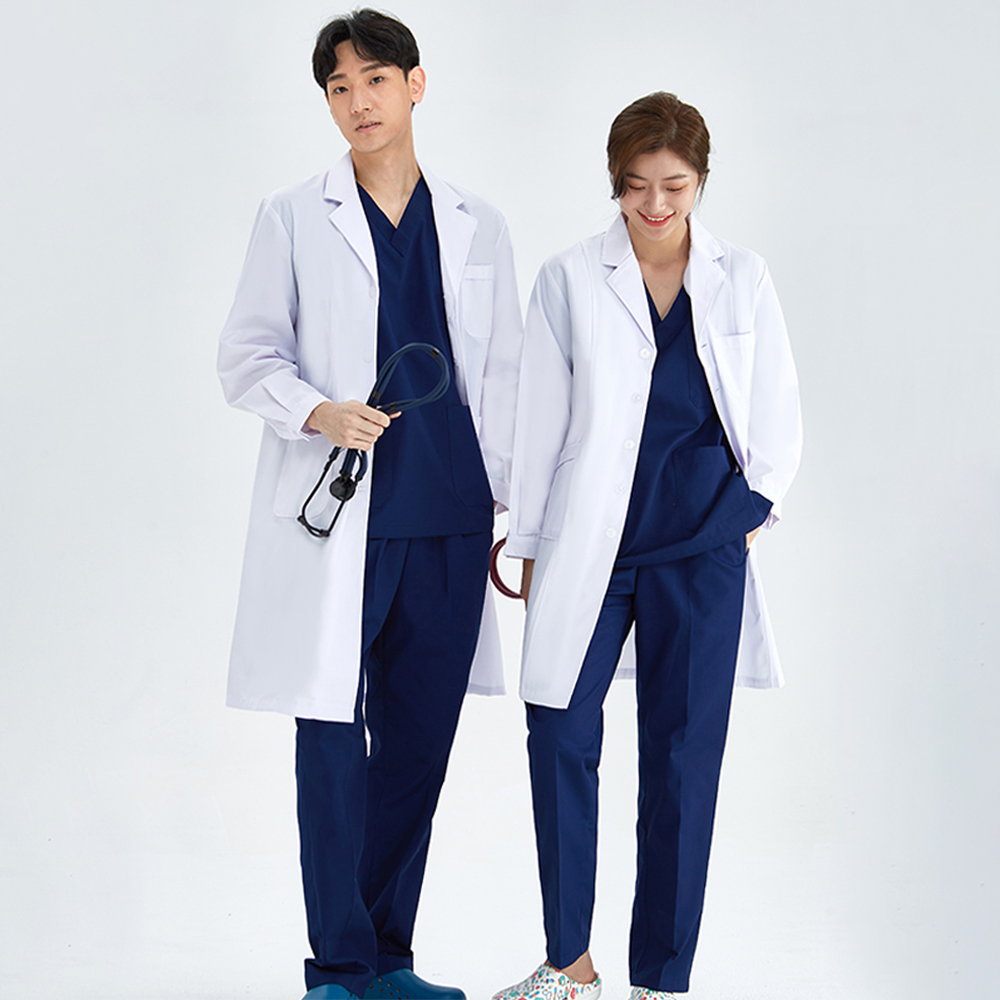 Medical Lab Hospital - للجنسين معطف أبيض معطف للمختبر مستشفى