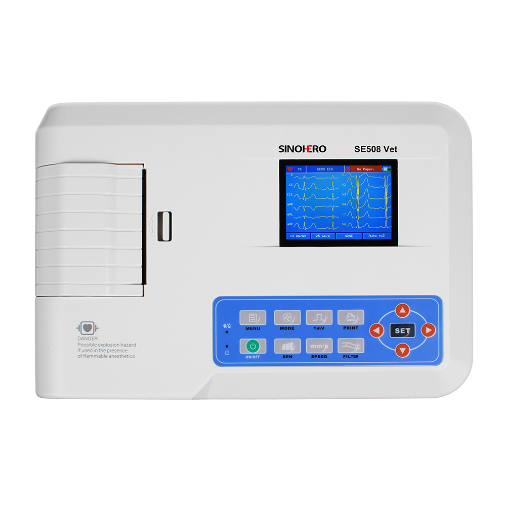 آلة تخطيط القلب الكهربائي البي - مراجعة Ekg Ecg Machine Portable وسعره