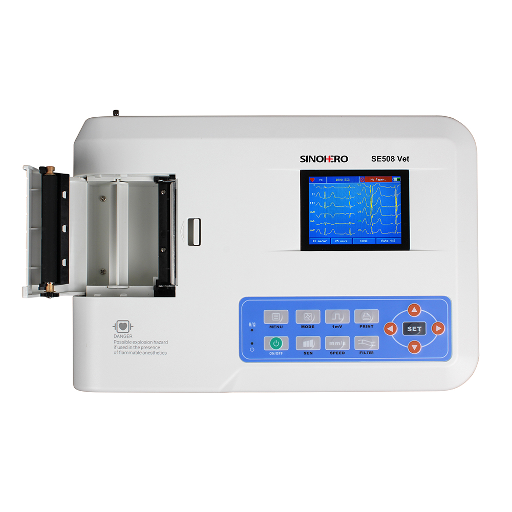آلة تخطيط القلب الكهربائي البي - مراجعة Ekg Ecg Machine Portable وسعره