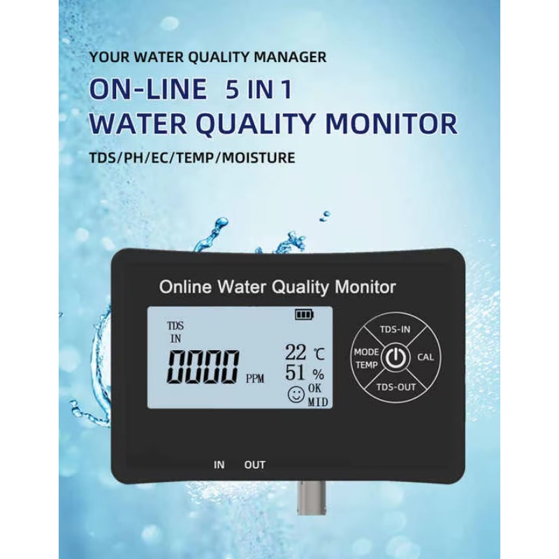 جهاز اختبار 5 في 1 عبر الإنترن - مراجعة Ph Meter وسعره