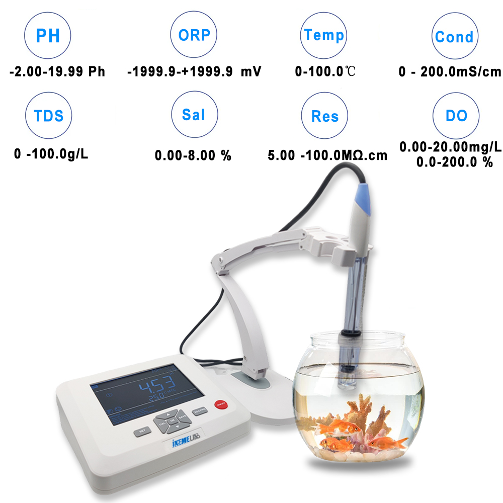 WEIAI مختبر محلل جودة المياه س - مراجعة Ph Meter وسعره