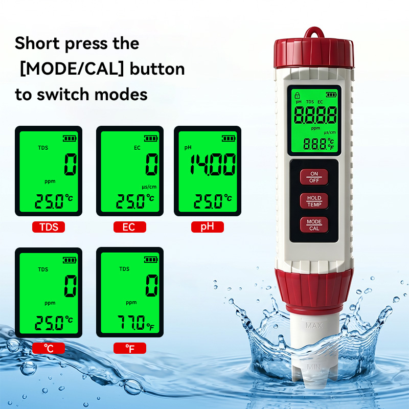 جهاز قياس الجودة للمياه 4 في 1 - مراجعة Ph Meter وسعره
