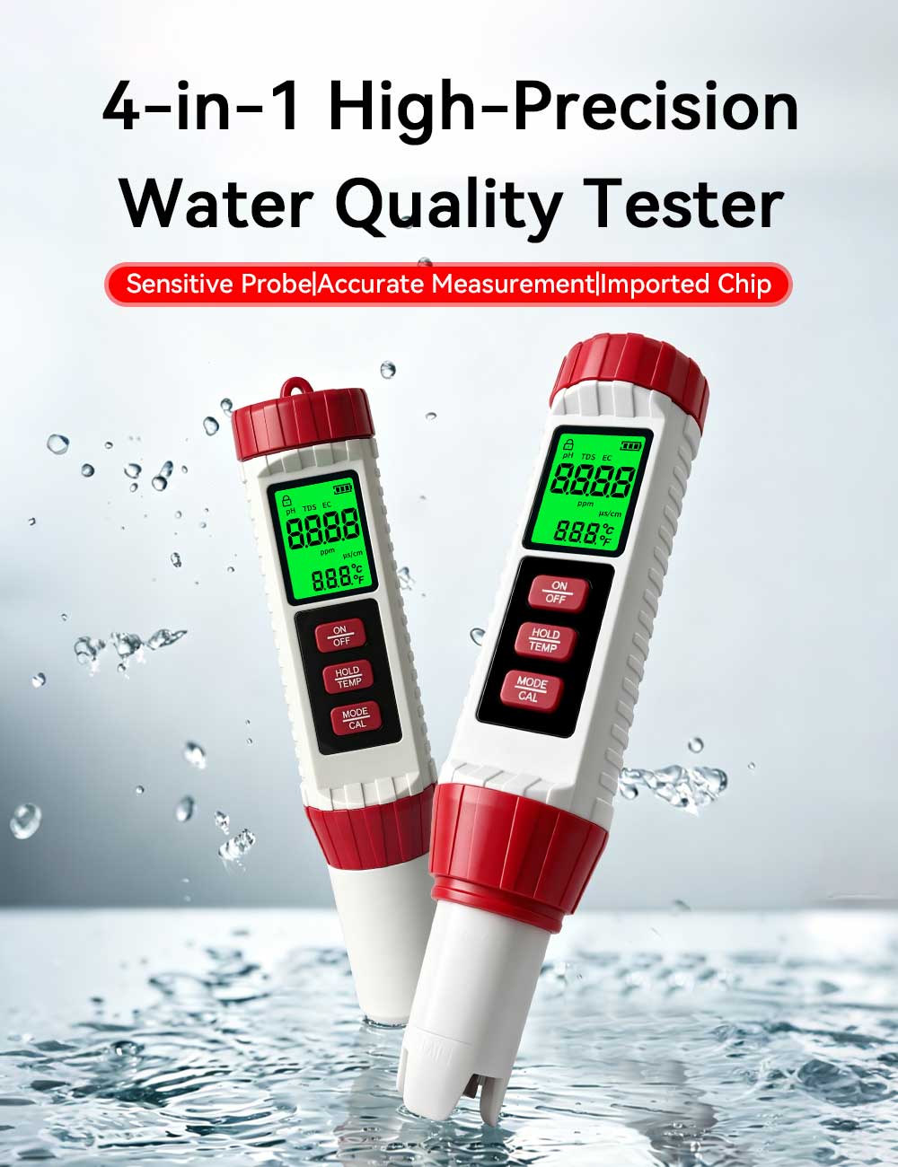 جهاز قياس الجودة للمياه 4 في 1 - مراجعة Ph Meter وسعره