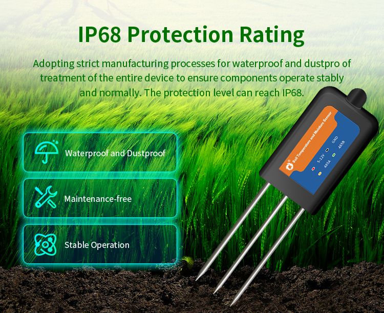 IOT 4G الزراعة الرقمية التربة  - مراجعة Ph Meter وسعره