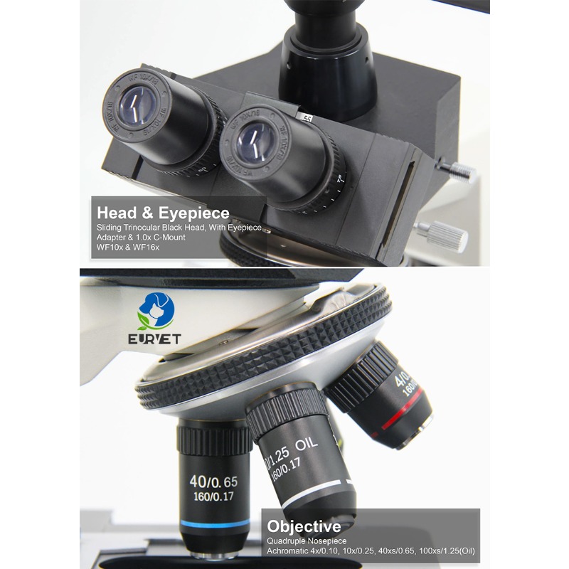 مجهر بيولوجي رقمي للمختبرات ال - مراجعة Medical Lab Microscope وسعره
