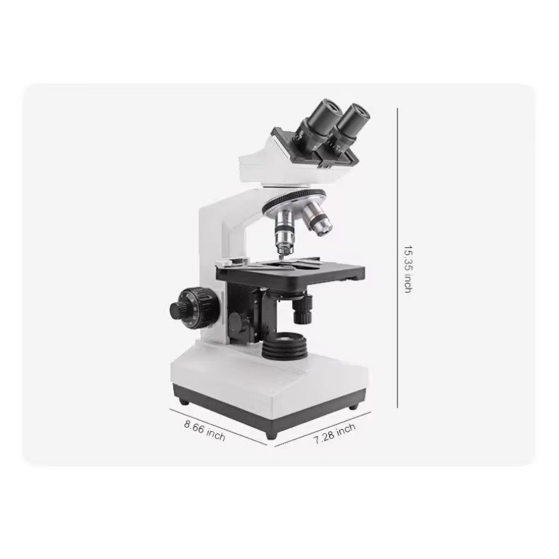 مجهر بصري ثنائي العينية للمختب - مراجعة Medical Lab Microscope وسعره